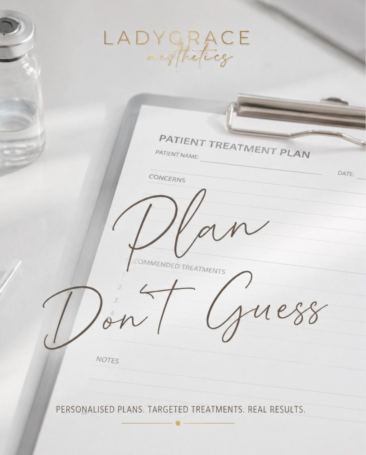 LadyGrace Aesthetics personalised treatment plan creative